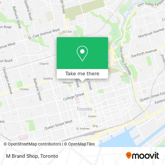 M Brand Shop map