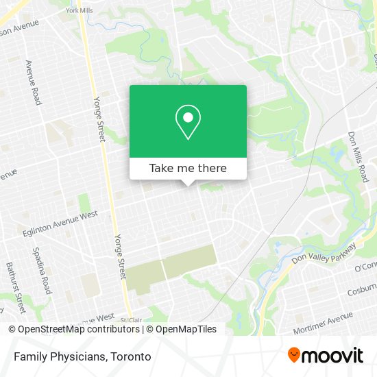 Family Physicians map