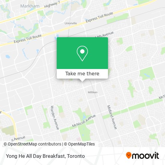 Yong He All Day Breakfast map