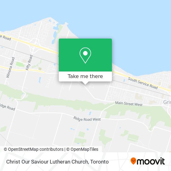 Christ Our Saviour Lutheran Church map