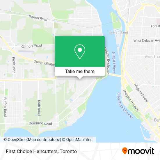 First Choice Haircutters map