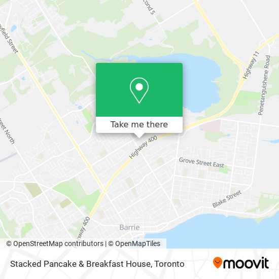 Stacked Pancake & Breakfast House map