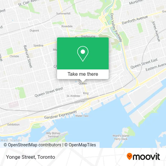 Yonge Street map