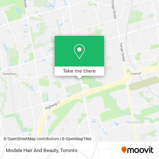 Modele Hair And Beauty map