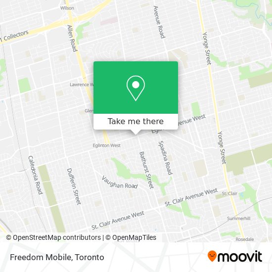 Freedom Mobile map