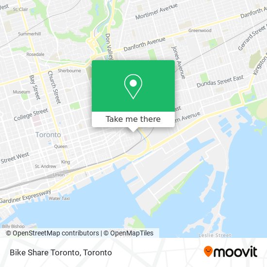 Bike Share Toronto map