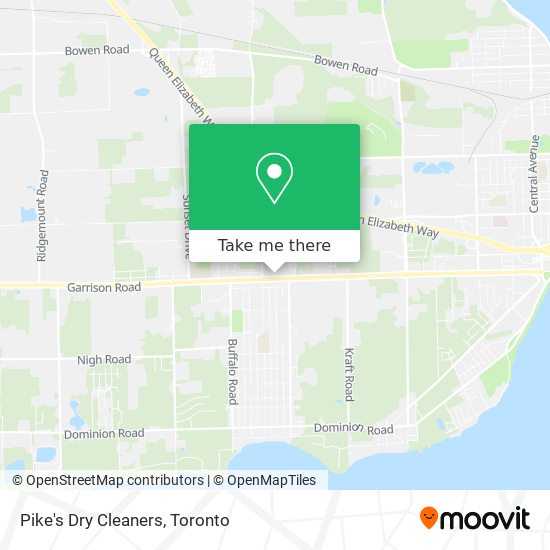 Pike's Dry Cleaners map