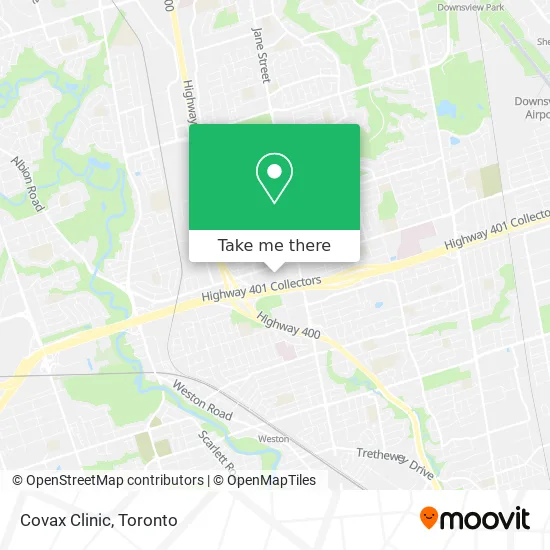 Covax Clinic map