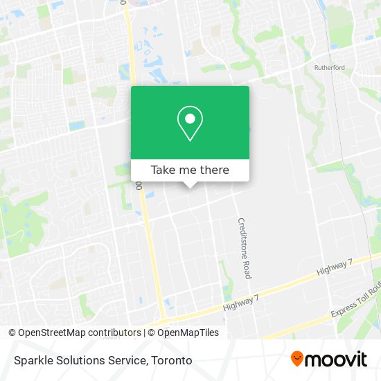 Sparkle Solutions Service map