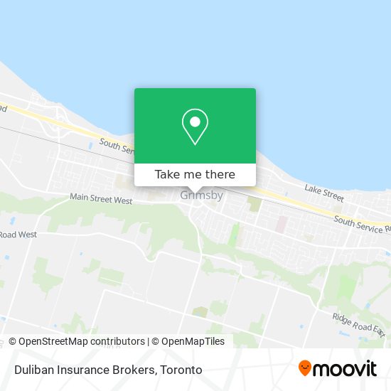 Duliban Insurance Brokers map