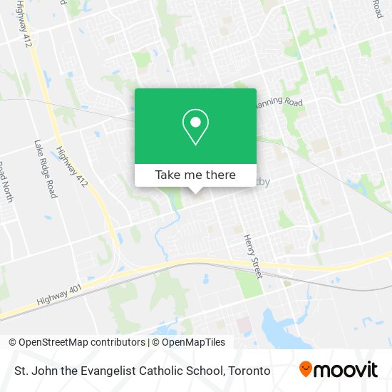 St. John the Evangelist Catholic School plan