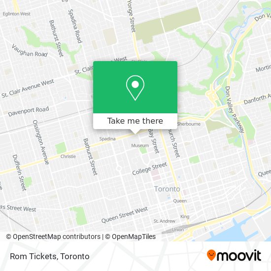 Rom Tickets map