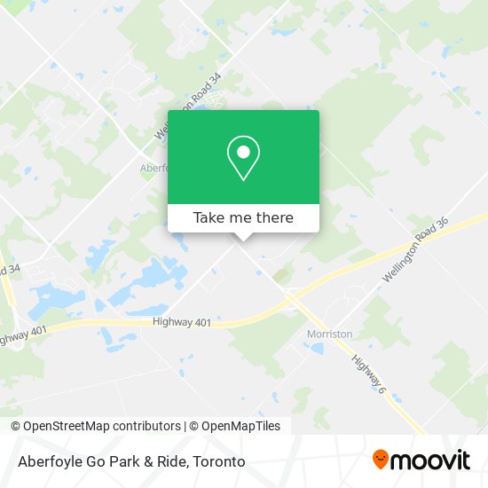 Aberfoyle Go Park & Ride plan
