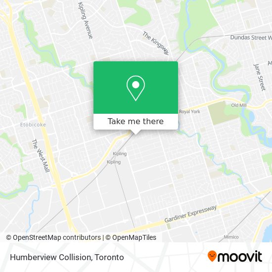 Humberview Collision map