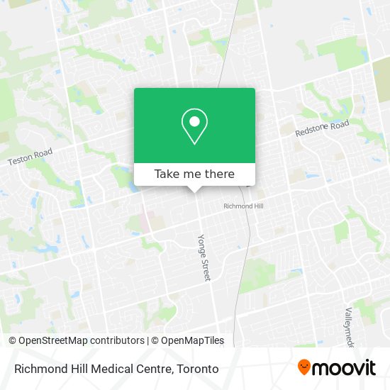 Richmond Hill Medical Centre map