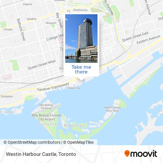 Westin Harbour Castle map