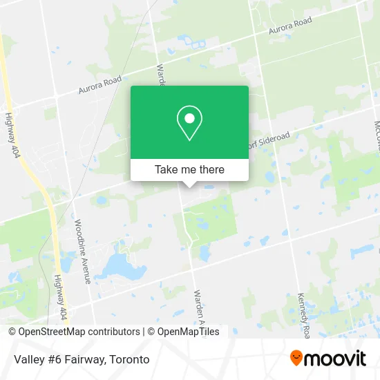 Valley #6 Fairway map