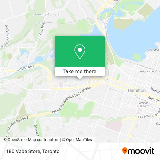 180 Vape Store map