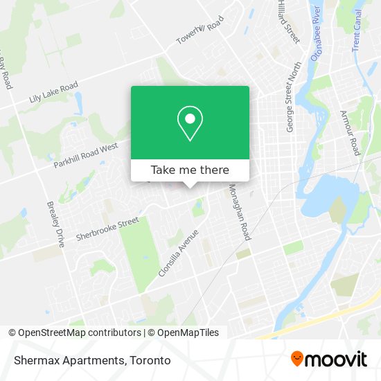 Shermax Apartments map