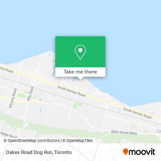 Oakes Road Dog Run map