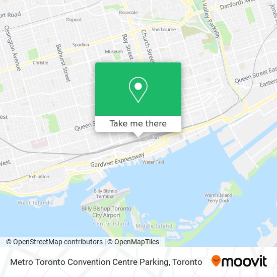 Metro Toronto Convention Centre Parking plan