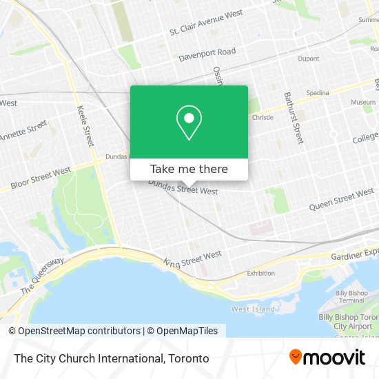 The City Church International map