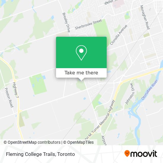 Fleming College Trails map