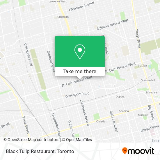 Black Tulip Restaurant map