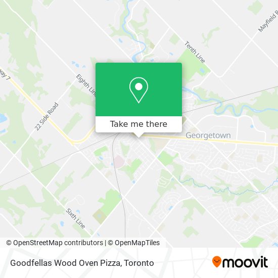 Goodfellas Wood Oven Pizza map