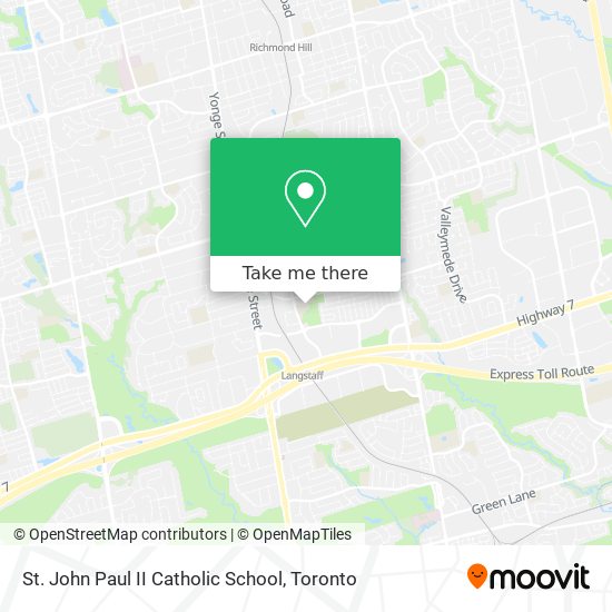 St. John Paul II Catholic School map