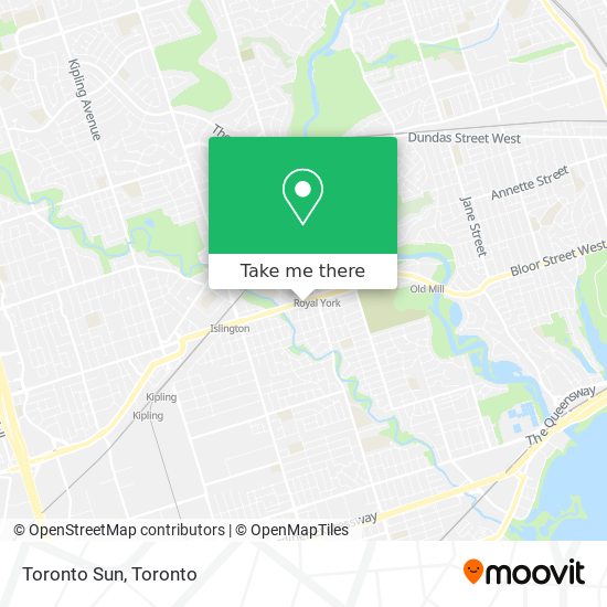 Toronto Sun map