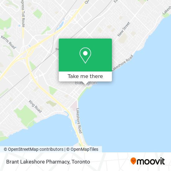 Brant Lakeshore Pharmacy map