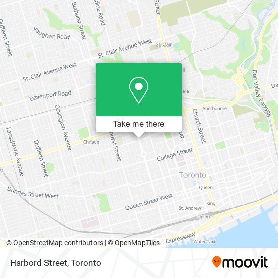 Harbord Street map