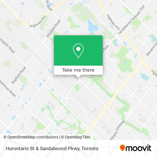 Hurontario St & Sandalwood Pkwy plan