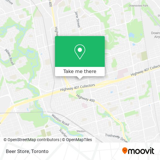 Beer Store map