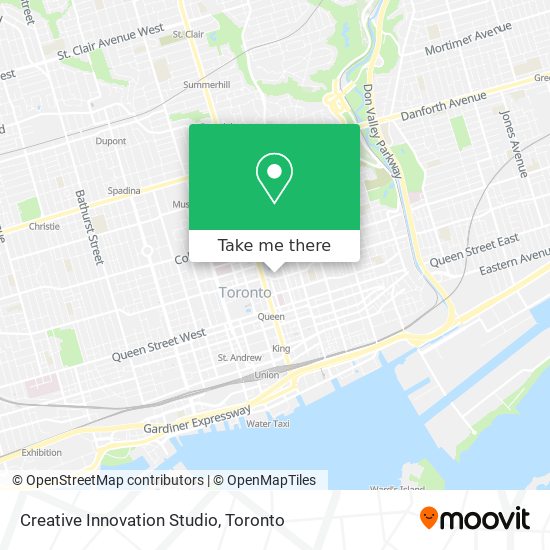 Creative Innovation Studio map