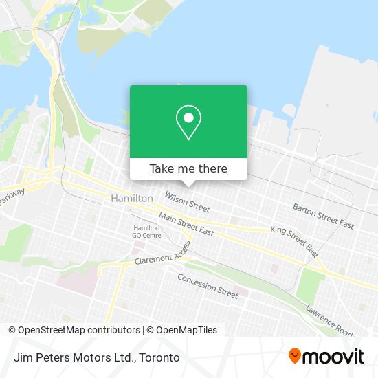 Jim Peters Motors Ltd. map