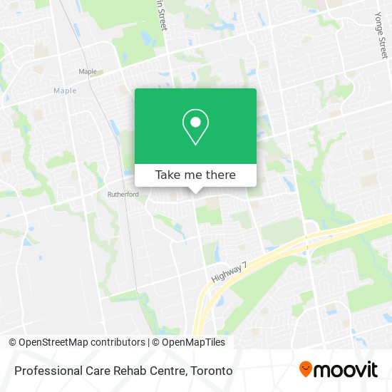 Professional Care Rehab Centre map