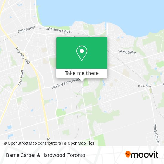 Barrie Carpet & Hardwood map