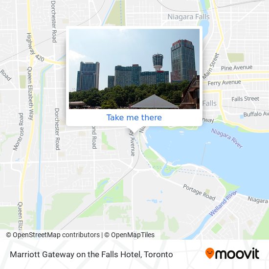 Marriott Gateway on the Falls Hotel plan