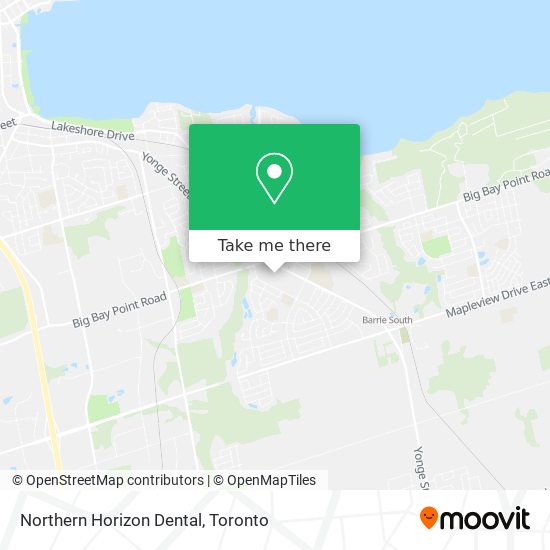 Northern Horizon Dental map