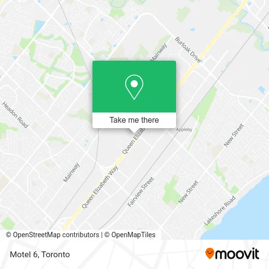 Motel 6 map