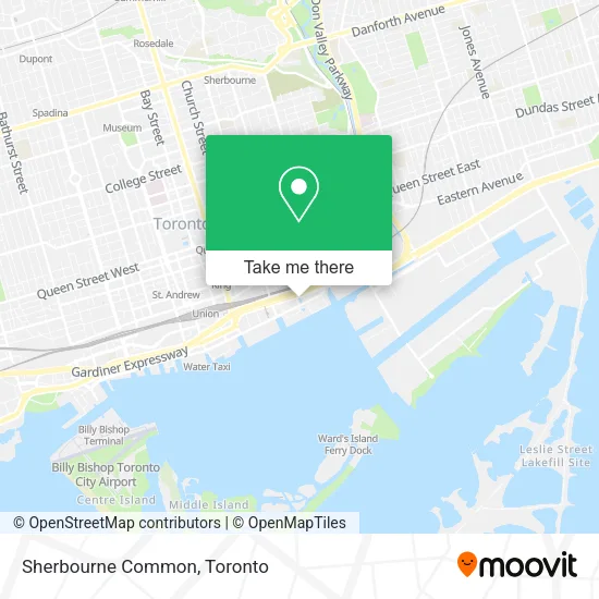 Sherbourne Common map