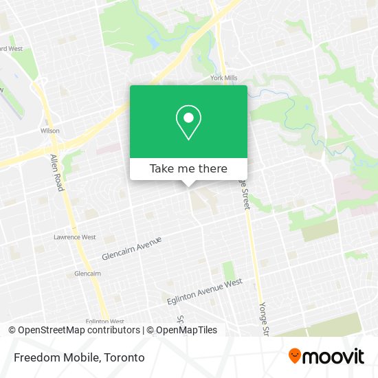 Freedom Mobile map