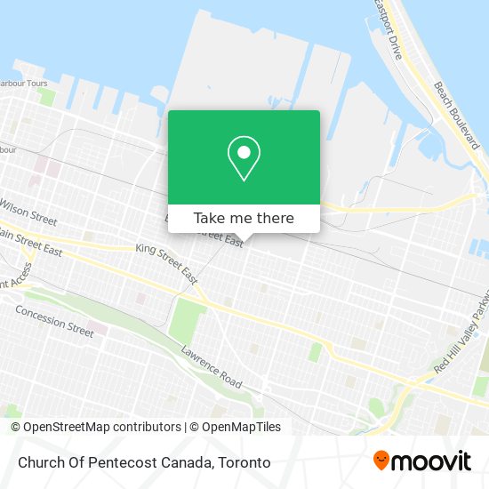 Church Of Pentecost Canada map