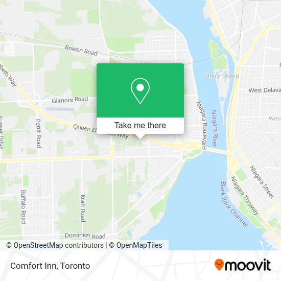 Comfort Inn map