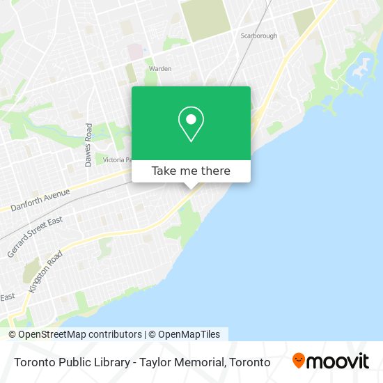 Toronto Public Library - Taylor Memorial map