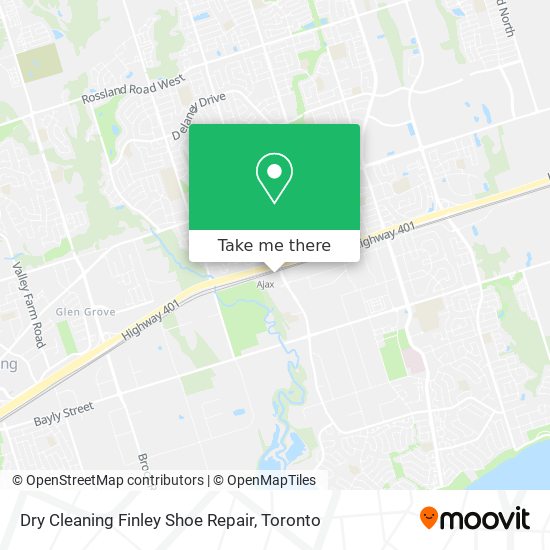 Dry Cleaning Finley Shoe Repair map