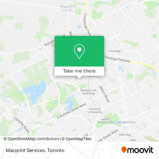 Macprint Services map