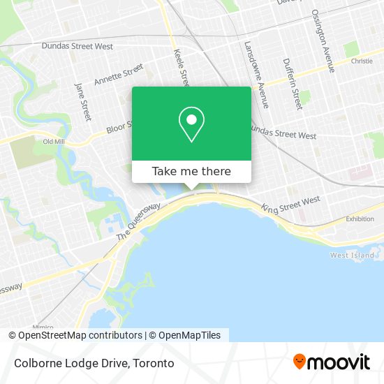 Colborne Lodge Drive plan